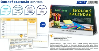 ŠKOLSKÝ KALENDÁR 2025/2026 – SK-17