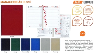 MANAGER DIÁR denný – D-01