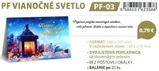 PF VIANOČNÉ SVETLO – PF-03
